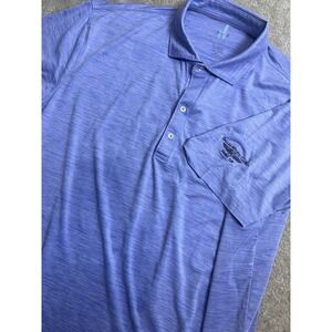 Johnnie O Featherweight Huron Performance Golf Polo Shirt Purple Mens Large UPF